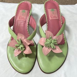 Lilly Pulitzer Flyer Kitten heel; size 9.5